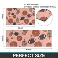 thumbnail image 7 of Pink Football and Drinks Pattern Kitchen Rugs Sets Of 2,Anti Fatigue Kitchen Mat Rugs Non Slip Washable,Decorative Kitchen Floor Mats for Kitchen,Sink,Laundry,17"x30"+17"x47", 7 of 7