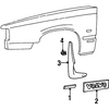 Genuine OE Volvo Body Side Molding - 3512017