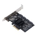 thumbnail image 1 of PCIe 3.0 X4 à 3 Cartes, 6 Ports PCIe vers Carte d'Extension ASM1166 pour PC TXB113 Double Rangée, TXB119 Rangée Unique, 1 of 7
