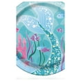 thumbnail image 2 of Mermaid Paper Dessert Plates, 7in, 8ct, 2 of 7