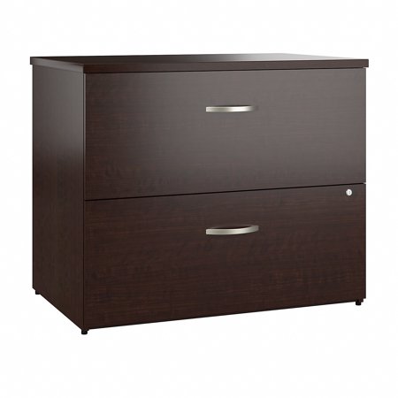 UPC: 0042976075996 | Bush Office in an Hour Mocha Cherry 36W 2 Drawer Lateral File OIAH011MRSU