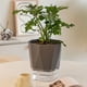 thumbnail image 5 of Kearding Maceta de autorriego para flores, maceta automática para jardín, capa de plástico, cuerda para interior, práctica plantación Jardín y Patio Blanco/L, 5 of 6