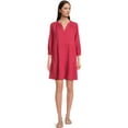 thumbnail image 5 of Time and Tru Women's Long Sleeve Tiered Double Cloth Dress, Sizes XS-XXXL, 5 of 5