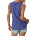 thumbnail image 4 of MOSHU Summer Tank Tops for Women V Neck Sleeveless Tops Loose Fit Dressy Casual Shirts, 4 of 8