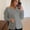 Gray, variant on Yuwull Women'S Plus Size Casual Solid Color Zipper Long Sleeve Jacket Slim Jacket Going Out Top Sports S-5Xl