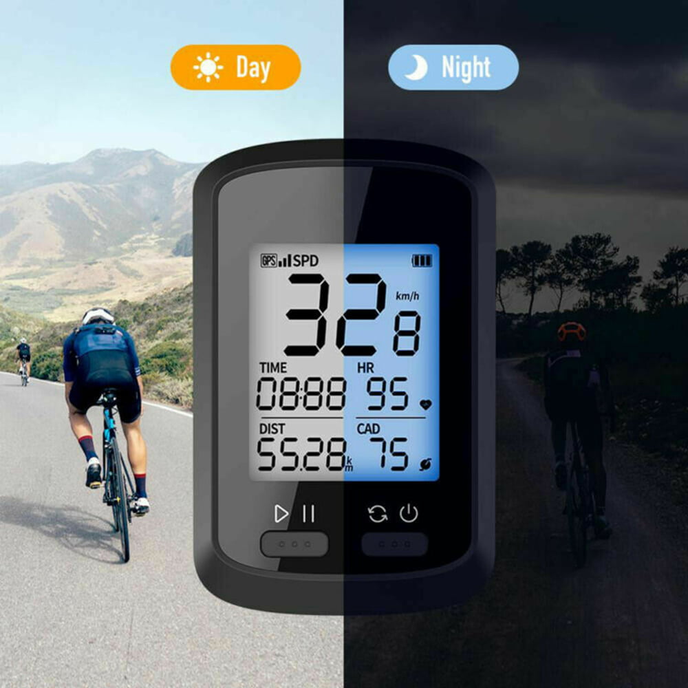 GPS-Bike Bicycle Cycling Computer Stopwatch LCD Display Waterproof IPX7 XOSS G 