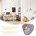 thumbnail image 4 of HEALEEP Modern Lamp Shade Plush Light Brown Conical Cover for Homeowners 1Pack, 4 of 7