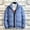 Blue, variant on Holloyiver Man's Water-Resistant Puffer Jacket Lightweight Long-SleeveHooded Packable Ultra Light Weight Short Down Jacket M-5XL Blue