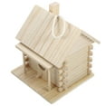 thumbnail image 3 of TEHAUX Wooden Bird House Bird Nesting Cage Outdoor Wood Bird House Garden Bird House Parrot Nest, 3 of 8