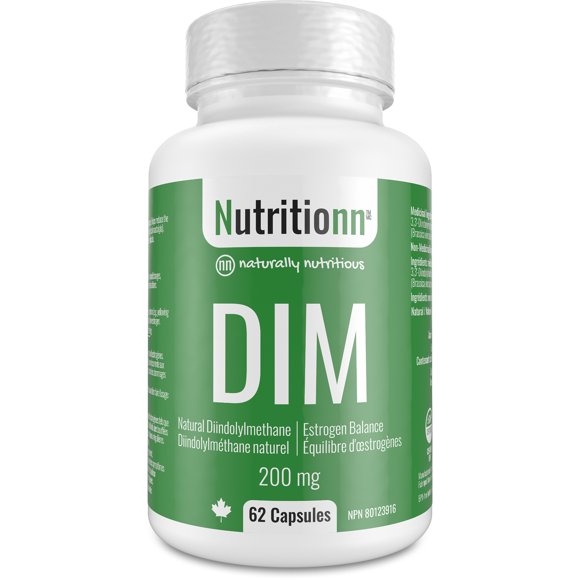 DIM Supplement for Women and Men - Healthy Estrogen Balance - 200 mg Capsules - Nutritionn