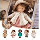 thumbnail image 2 of TUTUnaumb Muñeca Waldorf navideña de punto, muñeca de peluche, muñeca de esmalte para bebé con lazo, juguete de peluche para niña, regalo de cumpleaños de Navidad para niños, decoración navideña,, 2 of 5