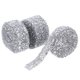 thumbnail image 2 of Cinta autoadhesiva de diamantes de imitación PENGJTMXG 3 rollos Plata, 2 of 4