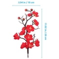 thumbnail image 2 of Adornos de flores dulces de invierno Allinless 5 piezas simuladas, 2 of 3