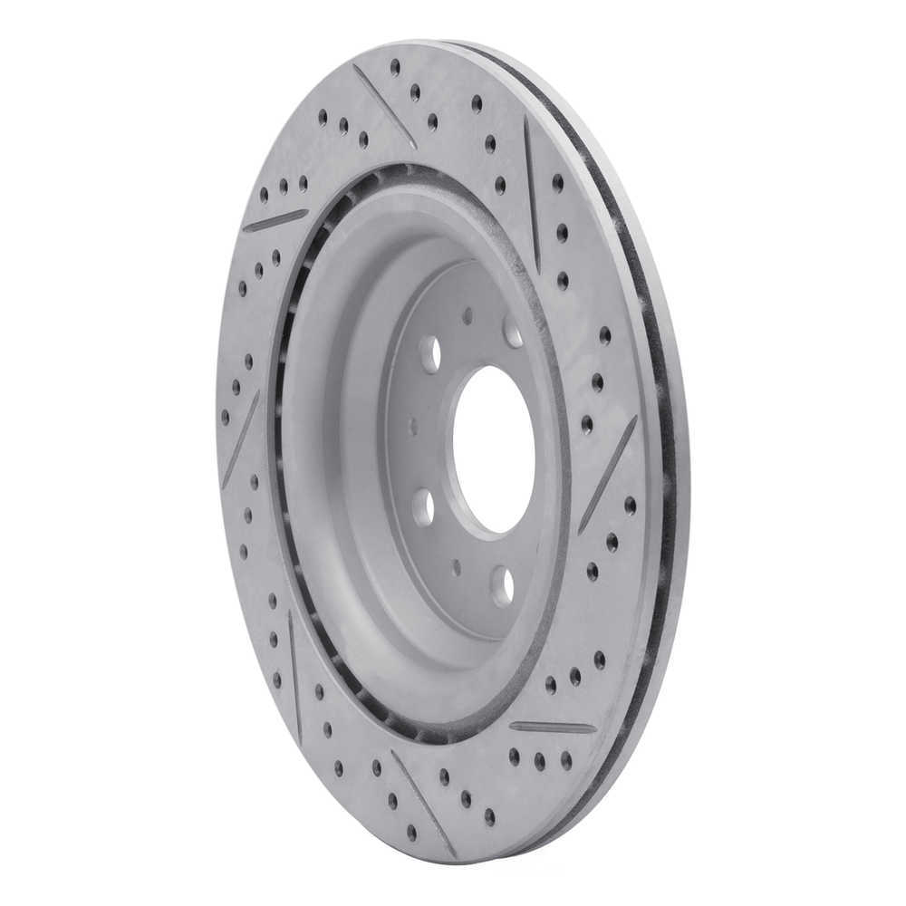 Dynamic Friction Company 830-26003L DFC Geoperformance Rotor - Drilled and Slotted