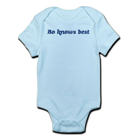 CafePress - Bo Knows Best Infant Bodysuit - Baby Light