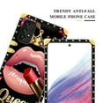 thumbnail image 5 of FKBRCL4U Compatible with Samsung Galaxy A53 5G Case, Glitter Red Rose Queen Leopard Lipstick Luxury Golden Decoration for Girl Women Soft TPU Shockproof Protective Hard PC Back, 5 of 7