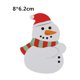 thumbnail image 3 of Paquete de 50 piezas de dulces para envolver regalos de Navidad reciclables para niños (muñeco de nieve) Wdftyju Para estrenar, 3 of 4