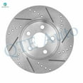 thumbnail image 2 of Set of 4 Front 275mm-Rear 269mm Drilled Slotted Brake Disc Rotors For 2005-2010 Scion TC, 2 of 8