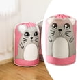thumbnail image 4 of Bolsa de Almacenamiento Gruesa Resistente Al Agua de Gran Tamaño, Bolsa Organizadora Plegable, Almacenamiento debajo de La Cama, Bolsa de Transporte U Rosa Soledad Organizador plegable, 4 of 10