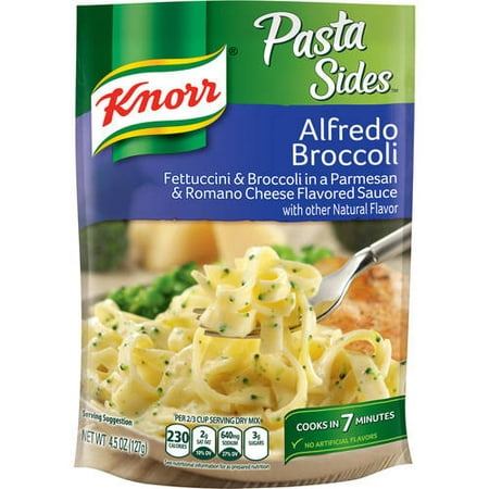Knorr Pasta Sides Fettuccini & Broccoli In A Creamy Parmesan & Romano ...
