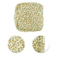 thumbnail image 4 of Unique Bargains 1 Pc Lady Portable Square Lipstick Bag for Vacation Beige Yellow Polyester, 4 of 6