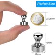 thumbnail image 2 of 24PCS Metal Magnets Strong Magnet 12x16mm - Stainless Steel Magnets Fridge Magnets, 2 of 5