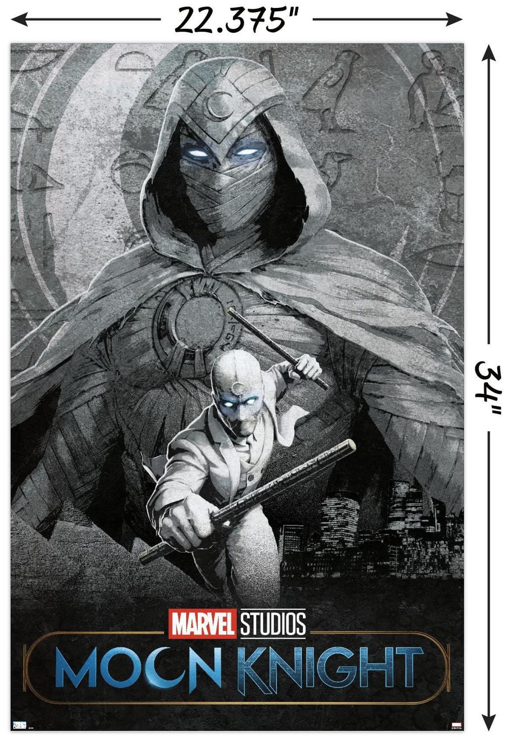 Marvel Moon Knight - Teaser Wall Poster, 22.375" x 34"