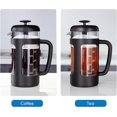 thumbnail image 4 of Easyworkz French Press 34 oz Coffee Tea Maker with Borosilicate Glass,Soft Grip Handle, 4 of 8
