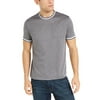 Michael Kors Men's Textured Pique T-Shirt Gray Size Small