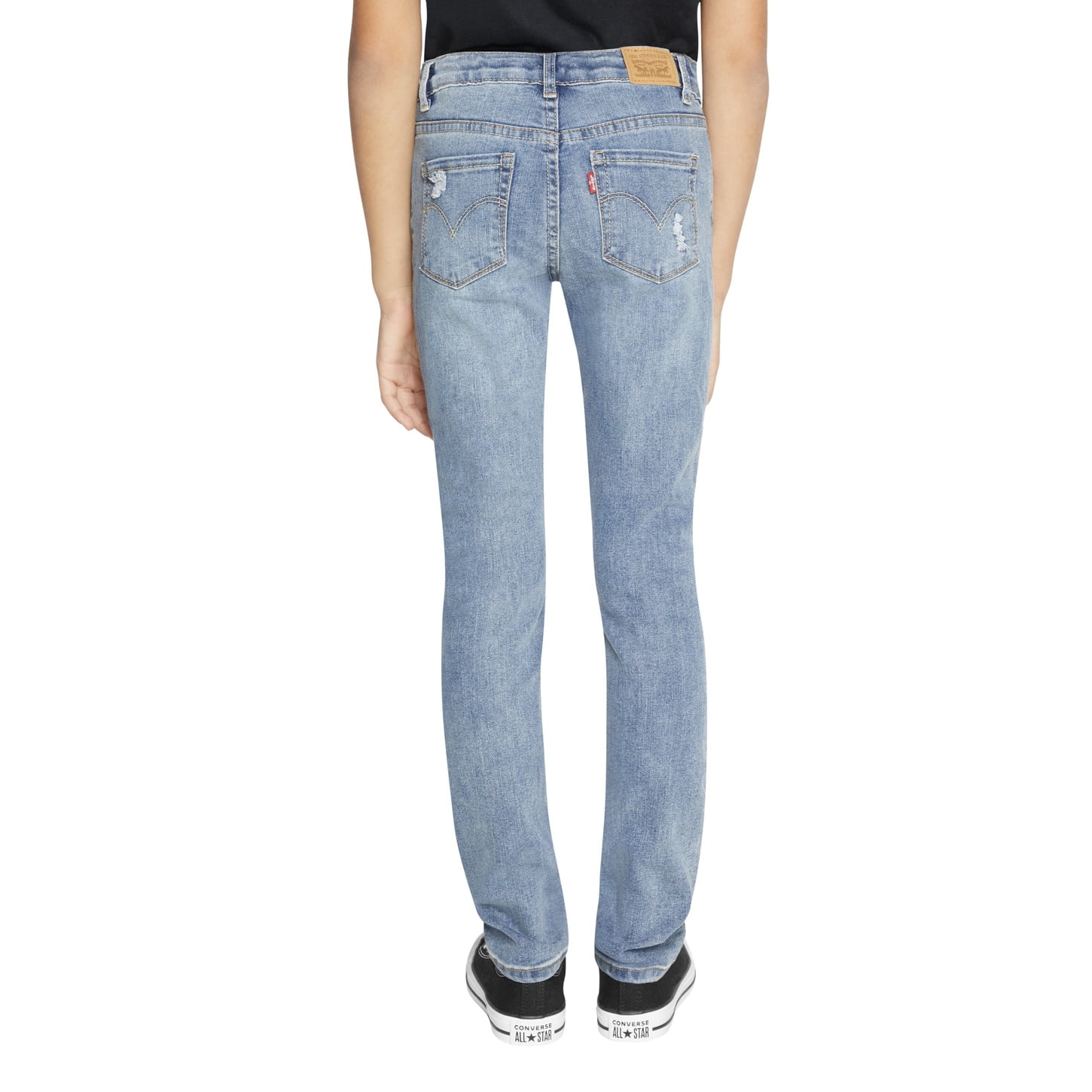 Levi's Girls 711 Skinny Fit Jeans, New Rinse, 16 Slim Pantalon Niña Joven