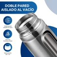 thumbnail image 2 of 316 Termo de Acero Inoxidable,Agua Fría y Caliente (24 horas),Botella 1000ml de Agua Termo,Doble Pared y Tapa Hermética Antigoteo sin BPA con Asa para Transportar,Negro, 2 of 4