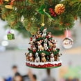 thumbnail image 2 of TIELUTT Christmas Tree Hanging Tree Shaped Gemstones And Beads for Jewelry Making Large Stained Glass Panels Craft Pearls on String Painted Stained Glass Window Table Decorations for Home, 2 of 4