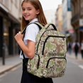 thumbnail image 4 of KEIAHUAN Deer Camo Backpack for Kids, Weatherproof Daypack with Large Capacity, 17 Inch Student School Bag Fits 14 Inch Laptop, Multi Pocket for Boys Girls Ages 6-14 Elementary Middle School, 4 of 7