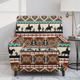 thumbnail image 2 of Kuiaobaty Cowboy Cactus Pattern Recliner Sofa Slipcover Aztec Print Stain Resistant Lazy Boy Chair Protector Breathable Reclining Chair Cover with Pocket Washable Recliner Slipcover for Pets, 2 of 8