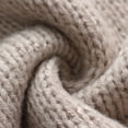 thumbnail image 7 of IROINNID Deals Pullover Sweater for Women Autumn/Winter Off Shoulder Round Neck Pullover Knitted Loose Sweater,Beige, 7 of 7