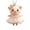 F, variant on Acrylic Cartoon Pig Hanging Decoration with Bead Chain Car Rearview Mirror Pig Ornament Keychain Backpack Animal Pendant Birthday Gift
