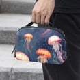thumbnail image 2 of Jellyfish Digital Gadget Charger Case with Oxford Cloth, Waterproof, Hard Drive Cases, Digital Pouch, Charger Cord Organizer, Laptop Cord Organizer, 5.9x9.44x3.14 in., 2 of 6
