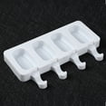 thumbnail image 2 of Wchiuoe Silicone Ice Pop Mold Popsicle Mold, Practical Popsicle Molds, Ice Cream Molds Silicon Molds 4-Grid For DIY For Ice Cream, 2 of 8