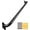 Style A, variant on 3FT Black Wall Mount Hand Rails for Indoor Stairs, 36 Inch Interior Staircase Handrail, Outdoor Metal Stair Railing for Exterior Steps, Banister Deck Rails,Safety Grab Bar for Elderly