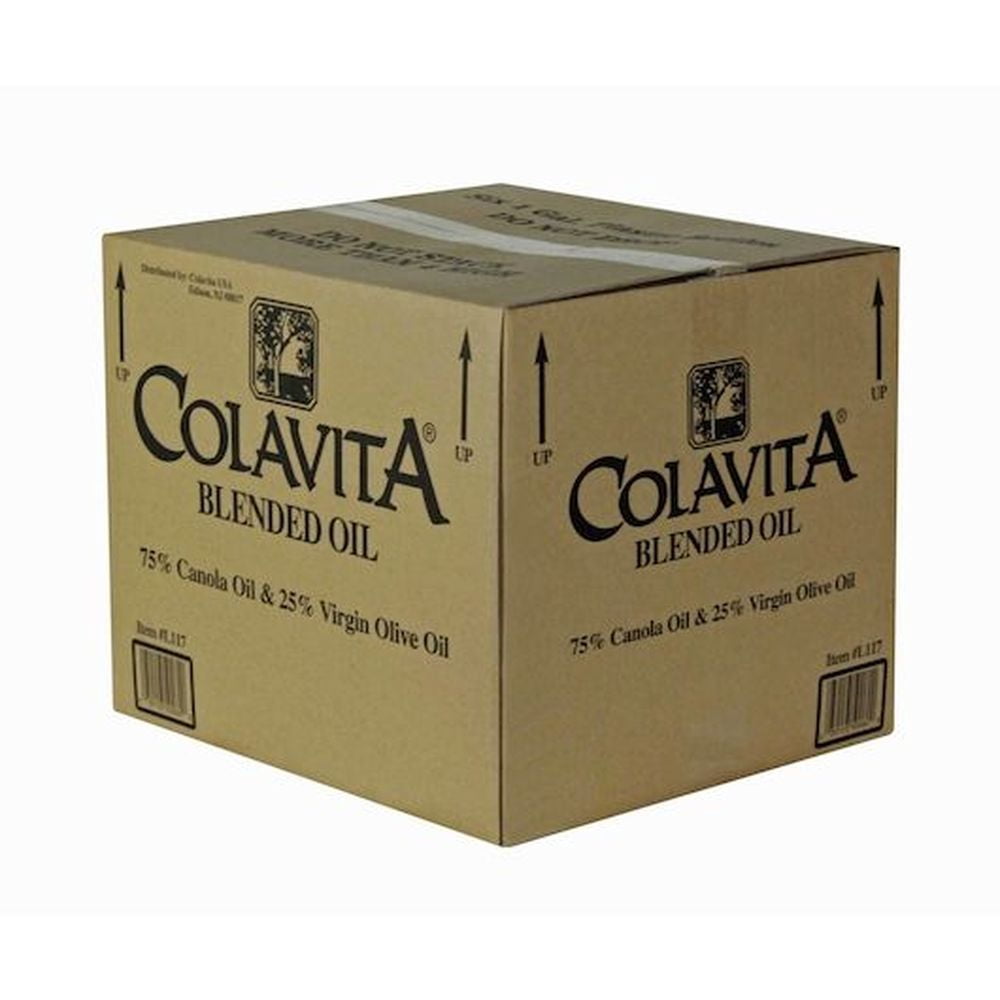 Colavita Blended 75 Percent Canola and 25 Percent Virgin Olive Oil, 1 Gallon -- 6 per Case.