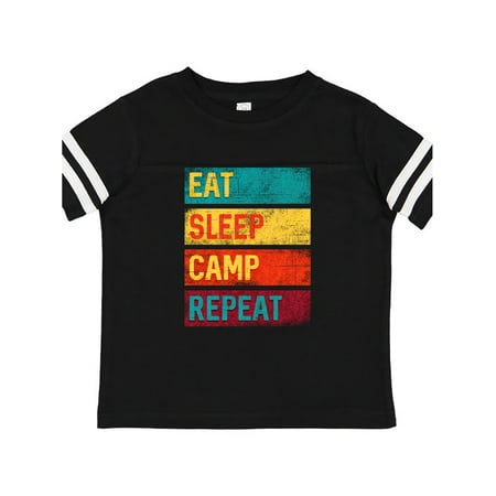

Inktastic Camping Hiking Eat Sleep Camp Repeat Gift Toddler Boy or Toddler Girl T-Shirt