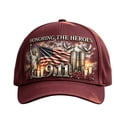 thumbnail image 2 of 9/11 25th Anniversary Hat 911 We Will Never Forget Baseball Cap Patriotic Vintage Hats for Men Women, 2 of 6