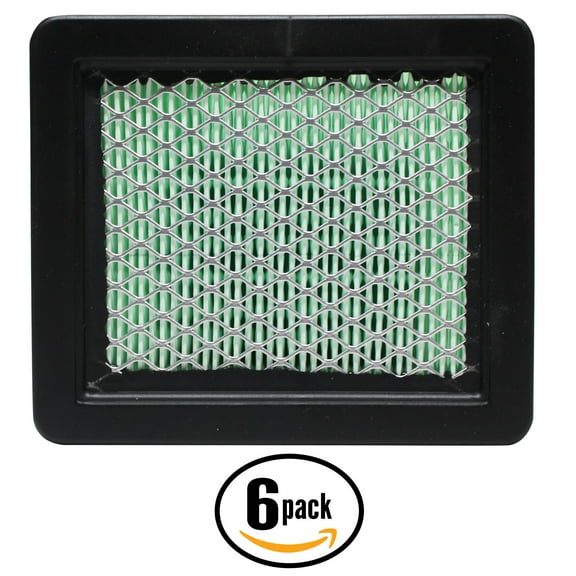 6-Pack Replacement Honda GC190A (Type QEA)(VIN# GCAAA-8000001-9999999) Small Engine Air Filter - Compatible Honda 17211-ZL124 Filter