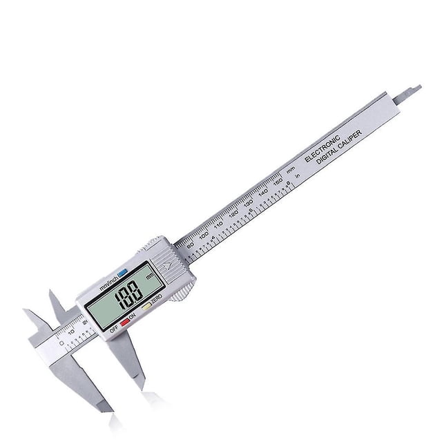 Calibrador Vernier YONGSHENG Digital de carbono LCD 2 uds