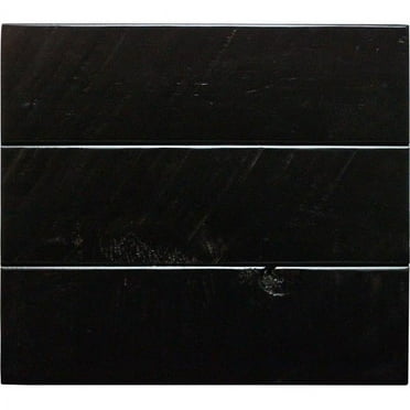 American Heartland 32744BK Rustic Curve Corner Shutter TV Stand in Antique Black
