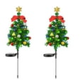 thumbnail image 4 of Luces solares para de Navidad, dos modos de trabajo para exteriores, estaca de jardín, 12 LED, luces navideñas para vacaciones, Patio, Zulema Luz exterior, 4 of 8