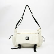 Youngneon Canvas Woman Tote Crossbody Bag for Office School Travel
