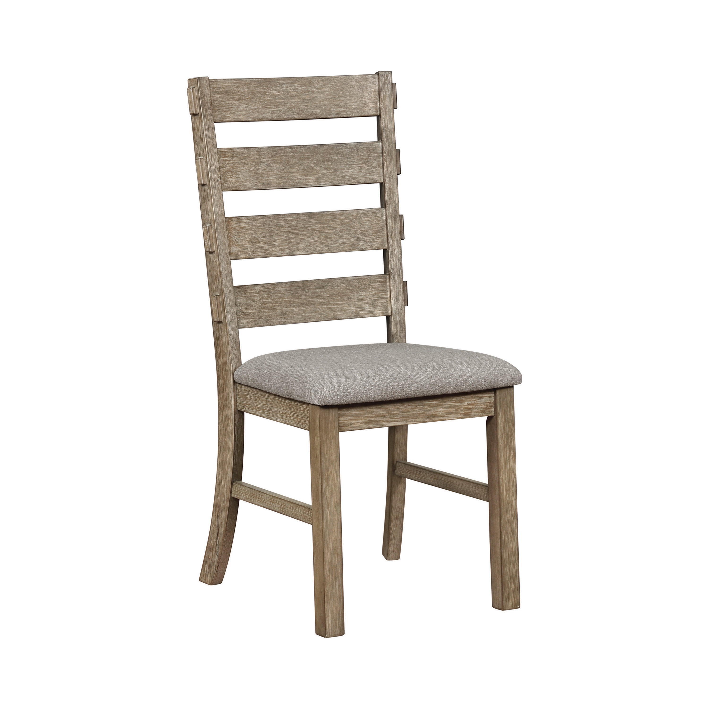 Gadsden Ladder Back Dining Chairs Sand and Vineyard Oak (Set of 2