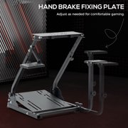 Supllueer Racing Wheel Stand Simulator Cockpit Stable Adjustable Fit for Logitech G29 G920 G923 Thrustmaster T80.Excluding Electronic Devices
