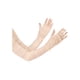 thumbnail image 1 of Guantes largos de mujer para exteriores, suaves, bloqueadores de sol, mangas sin dedos, rosa, 1 of 5